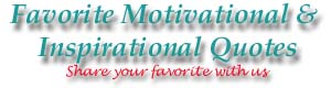 motivational and inspirational quotes