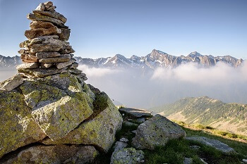 Mountains feeling balanced