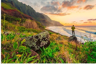 Inspiring Hawaii sunset