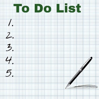 To do list for productivity